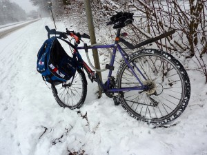 ...der Schnee machte es zum Super-Cross...